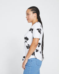 V Rex - White with Painted Flowers