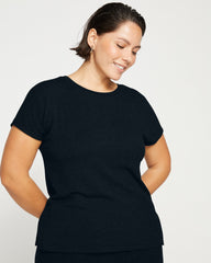 TravelKnit Relaxed Tee - Black