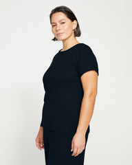 TravelKnit Relaxed Tee - Black