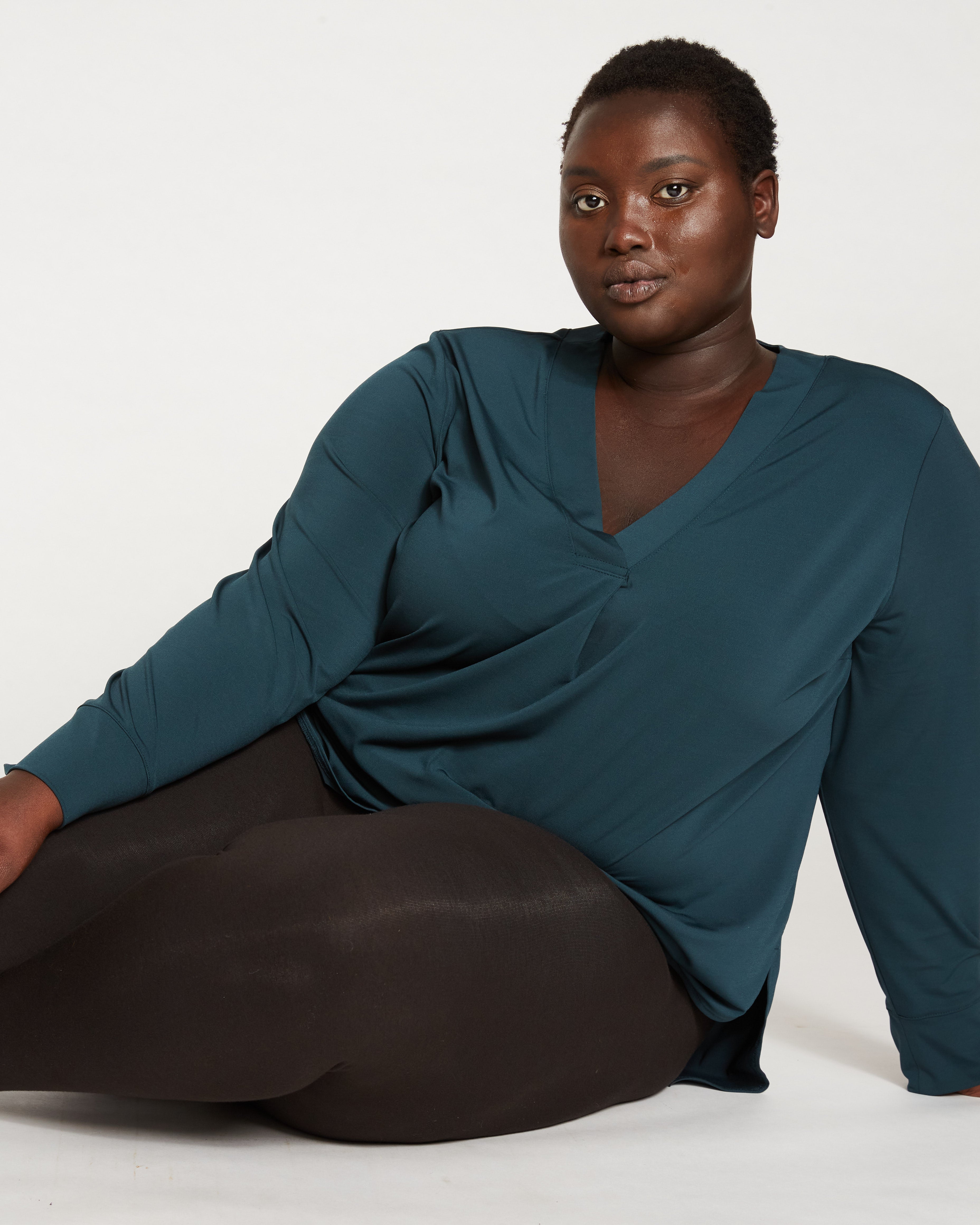 Roya Cropped Leggings 23 Inch - Black