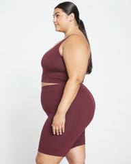 Roya Bike Shorts - Black Cherry