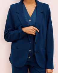 Beas Ponte Blazer - Deep Teal