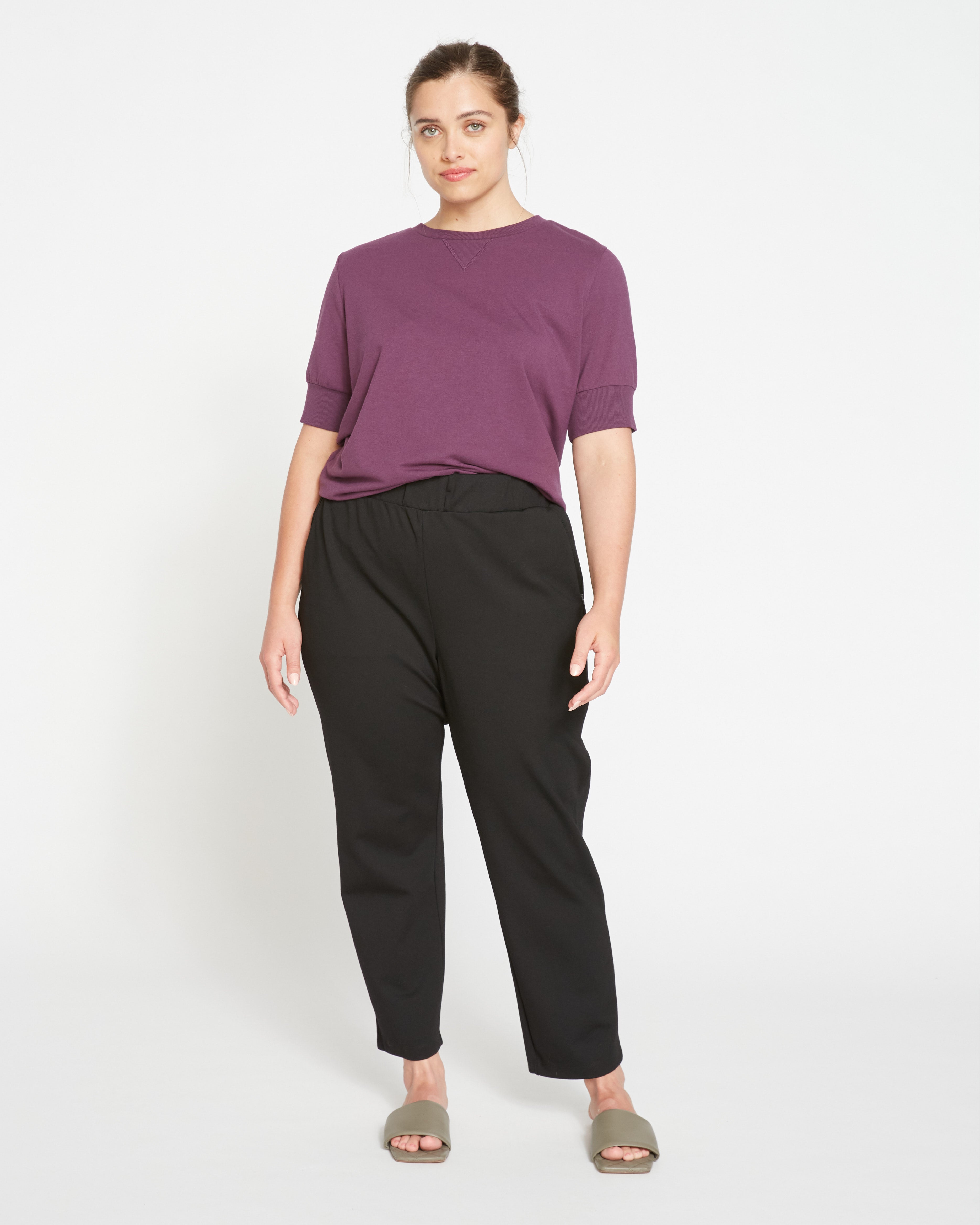 Smart Signature Ponte Pants - Black