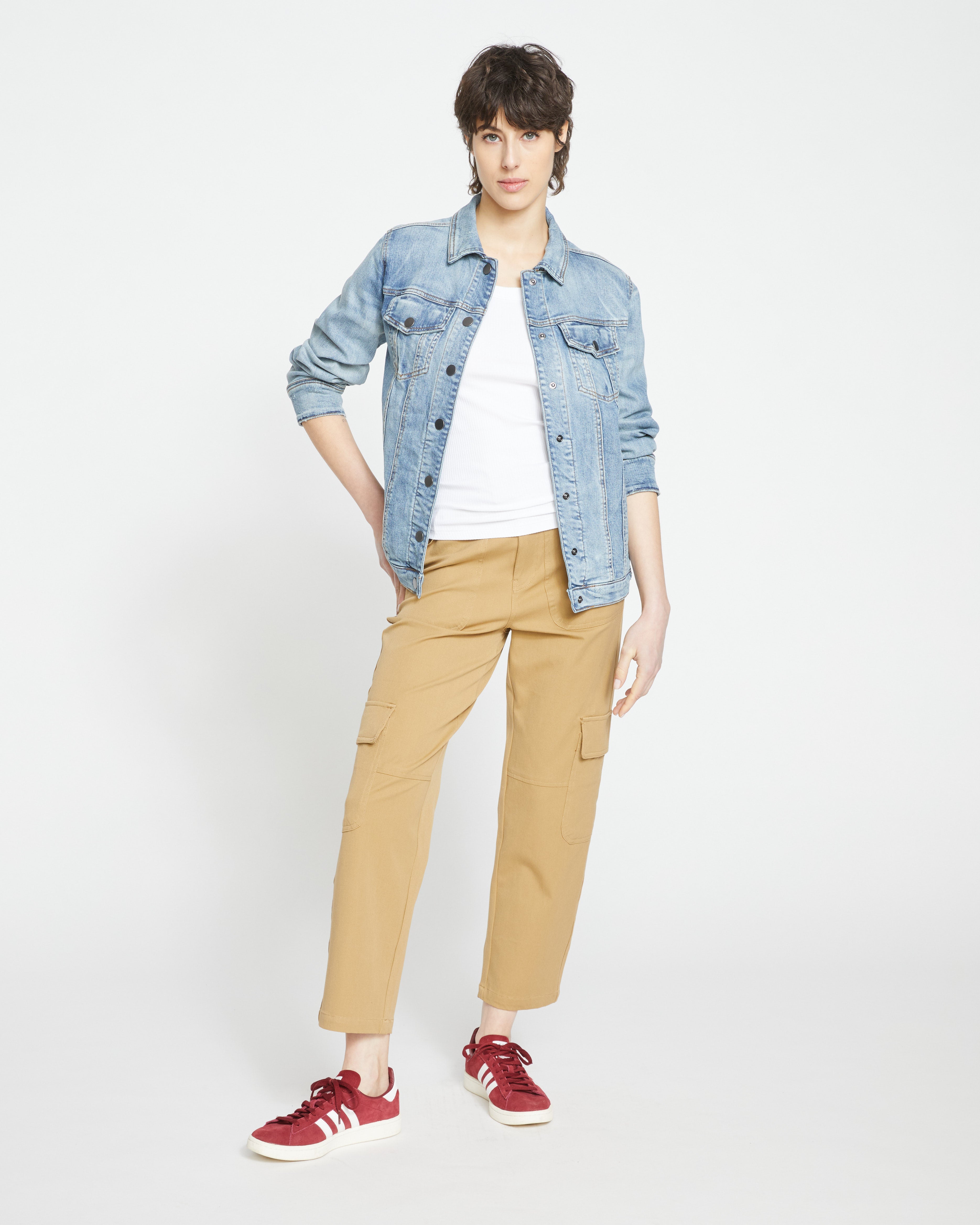 Denim Chore Jacket - Light Blue