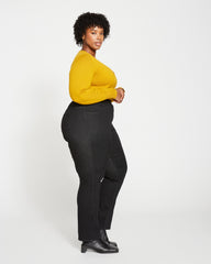 ComfortDenim Stovepipe Jeans 32 Inch - Black