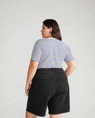 Tee Rex - White/Cenote Stripe