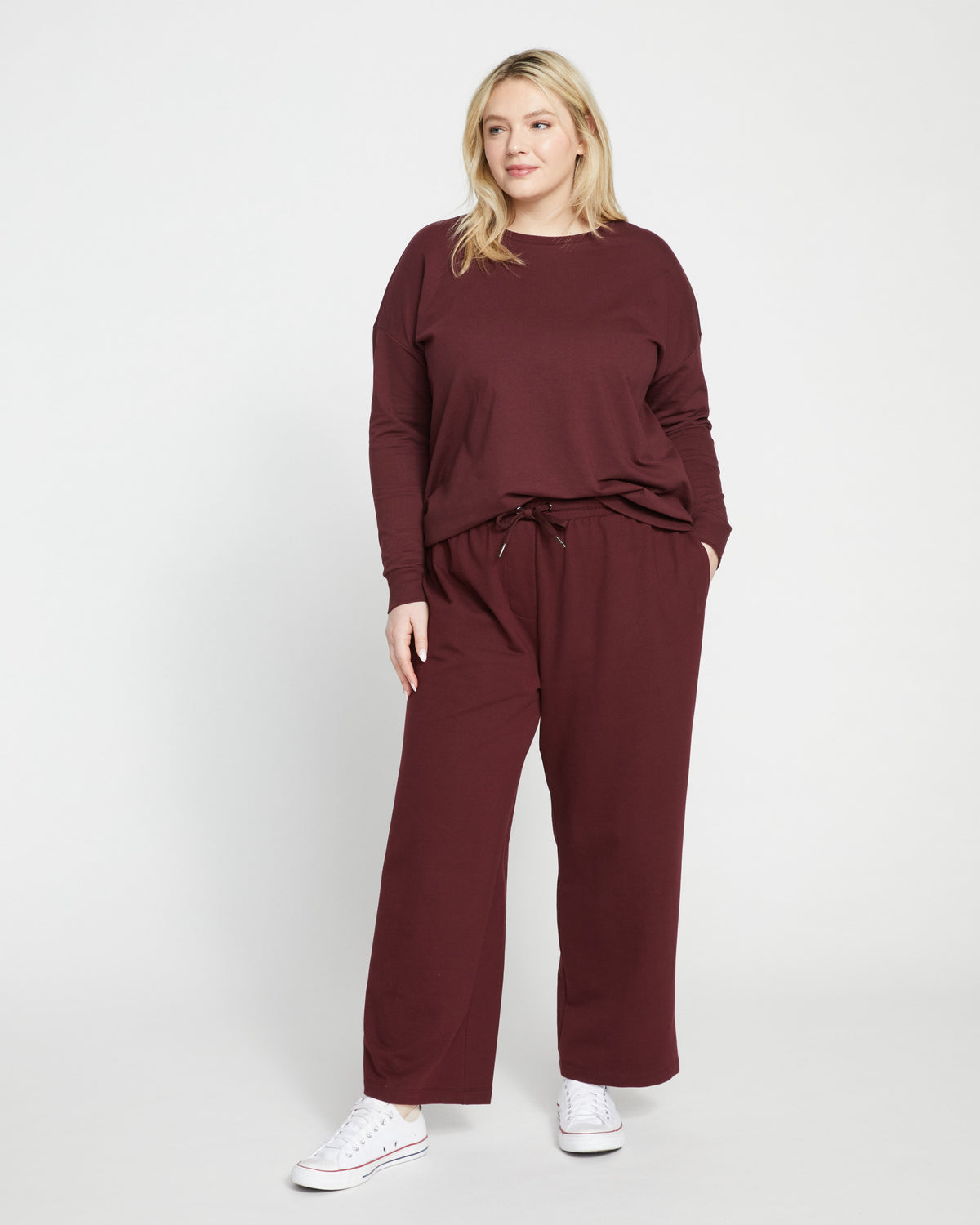 Highbridge Sweatpants - Black Cherry