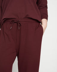 Highbridge Sweatpants - Black Cherry
