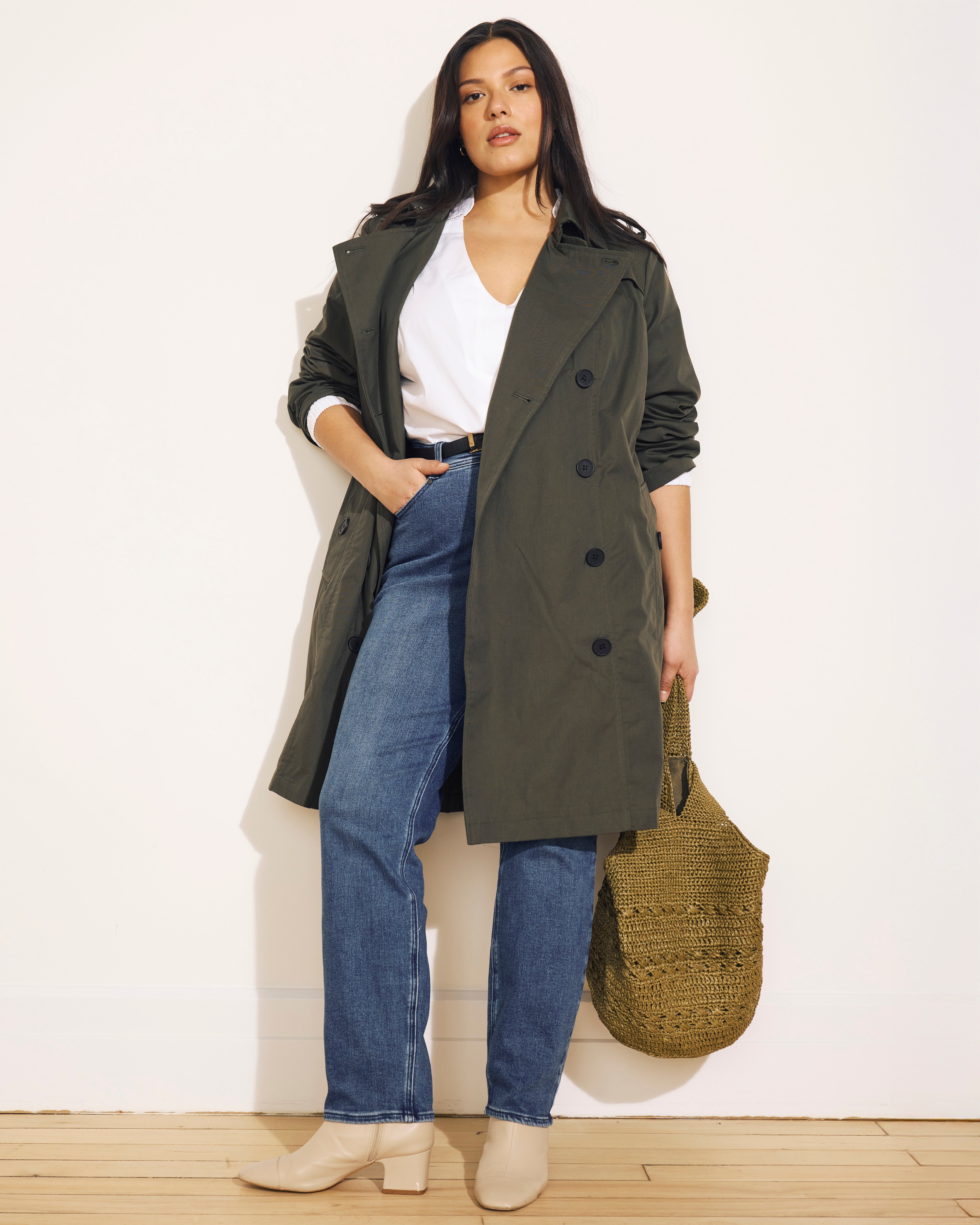 Derjon Trench Coat - Camo