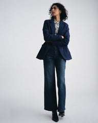 Kidjo Tailored Wool Jacket - Pageant Blue