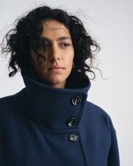 Marlo Cocoon Coat - Pageant Blue