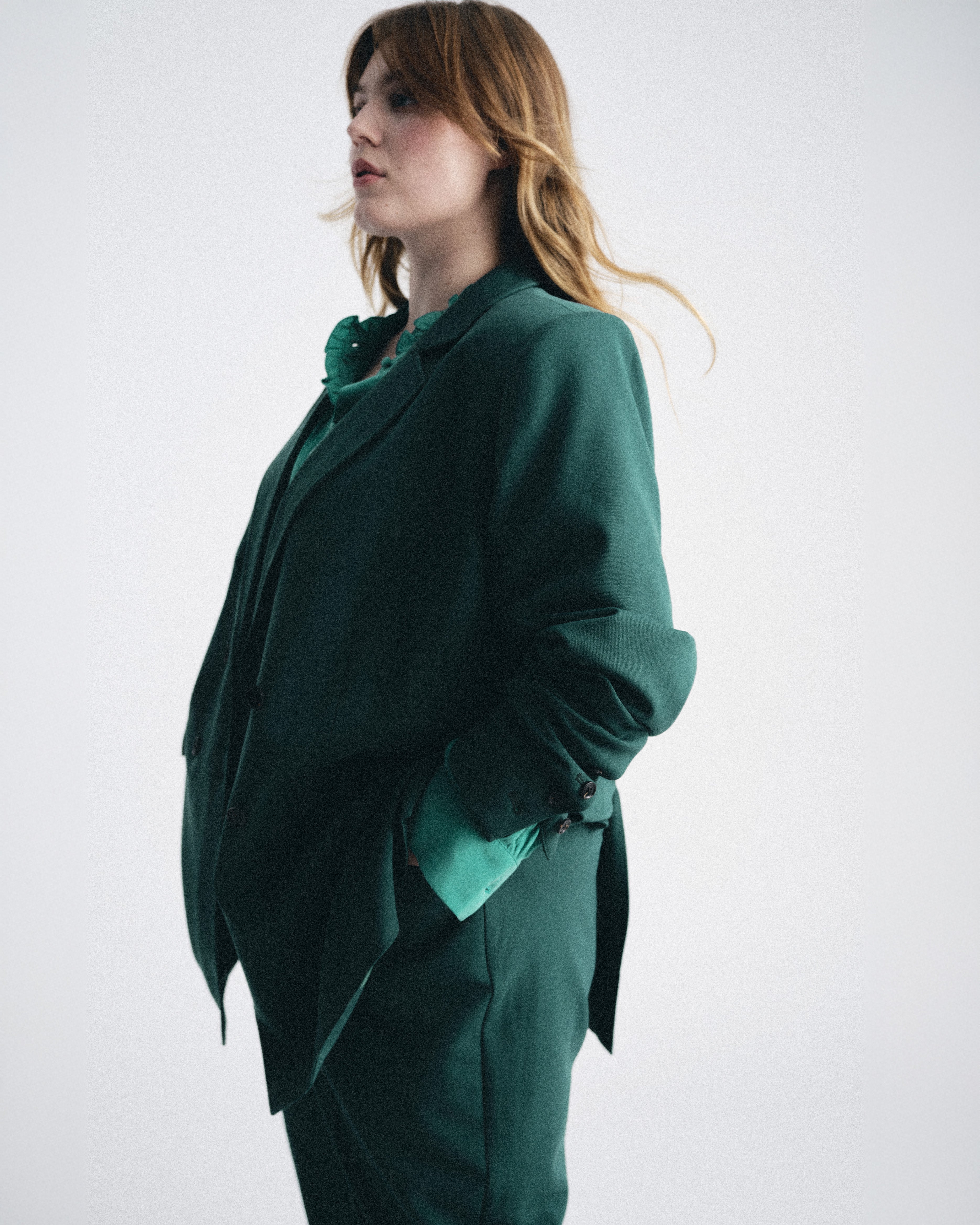 All Day Warren Double Breasted Blazer - Botanic