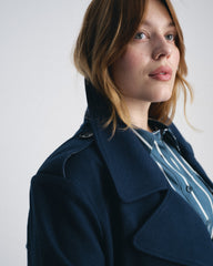 Callaghan Wool Coat - Pageant Blue