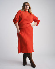 Risa Sweater Skirt - Poppy
