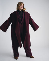 Asha Double Face Wool Coat - Gamay