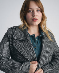 Callaghan Wool Coat - Herringbone