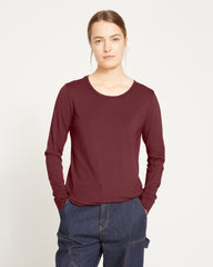 Long Sleeve Tee Rex - Black Cherry