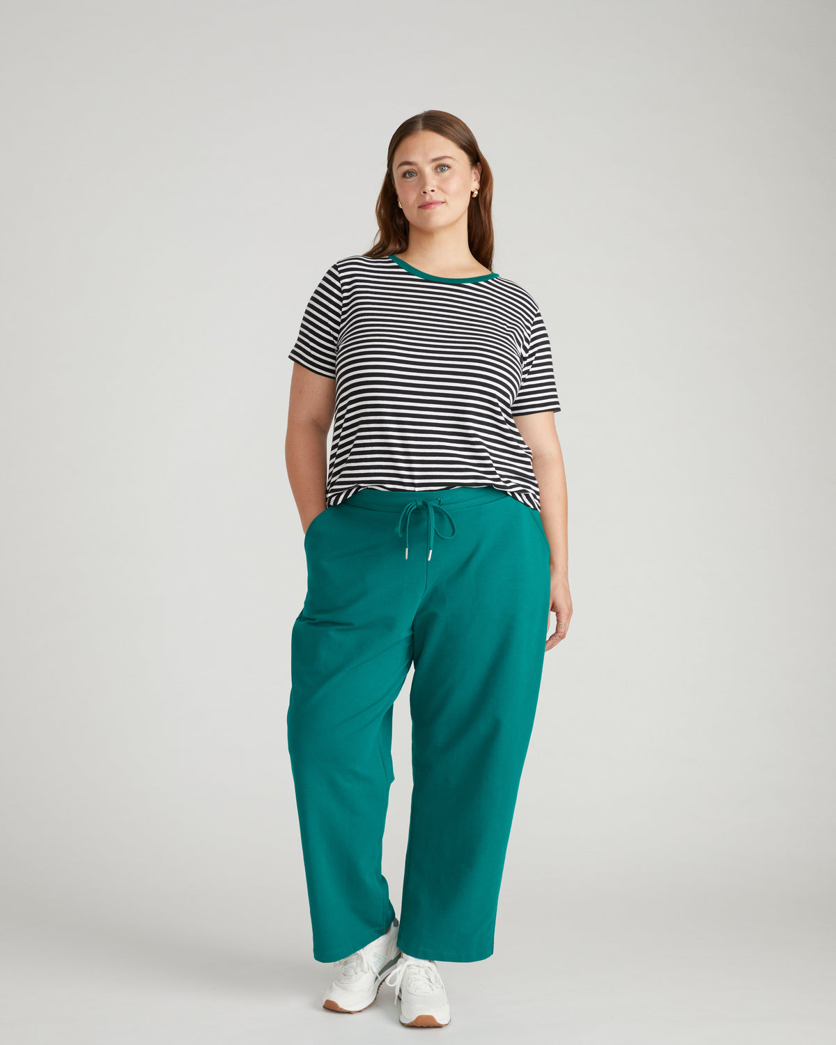 Straight Leg French Terry Sweatpants - Aventurine