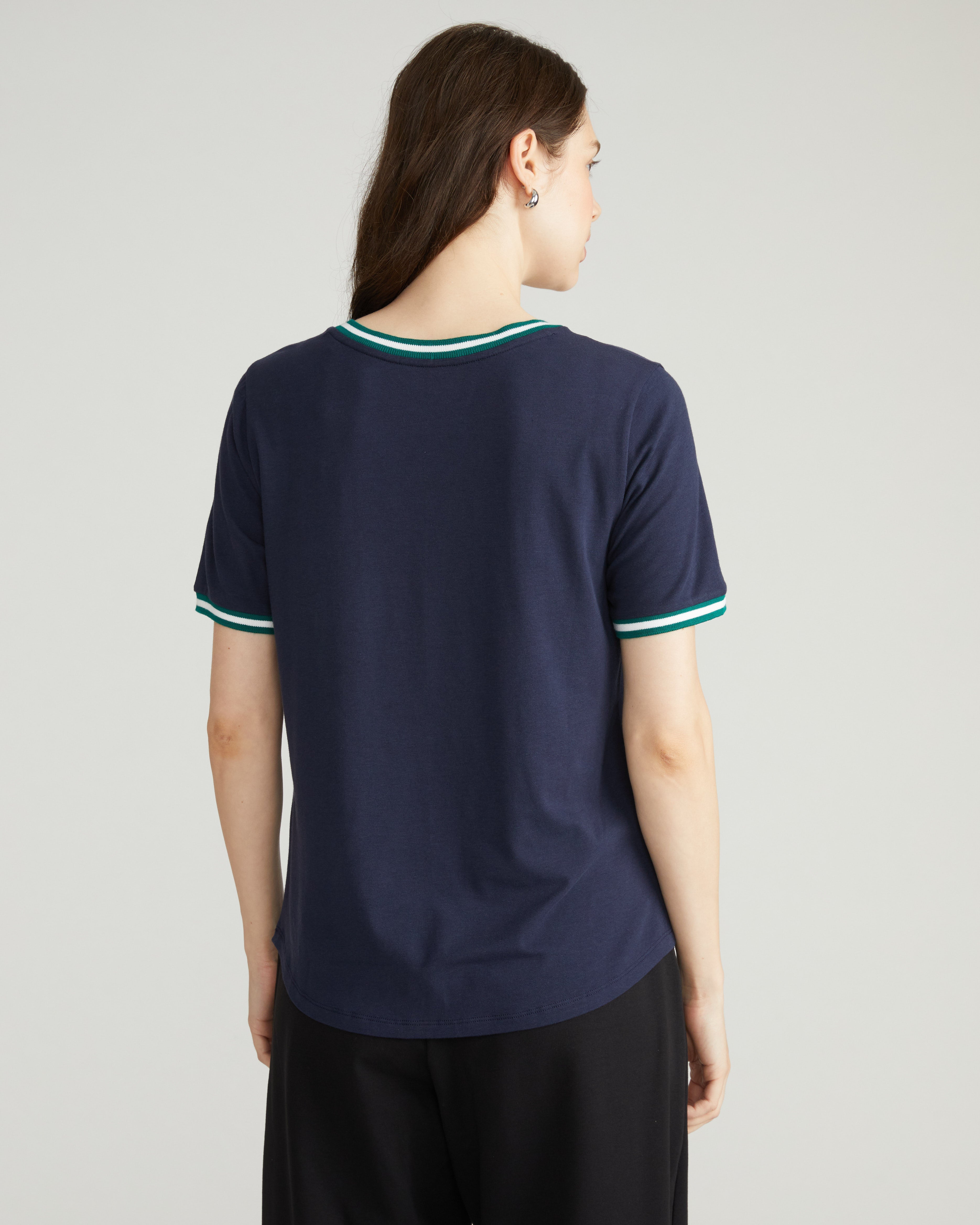 V Rex - Navy with Aventurine/White Trim