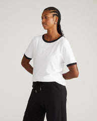 Tee Rex - White/Black Trim