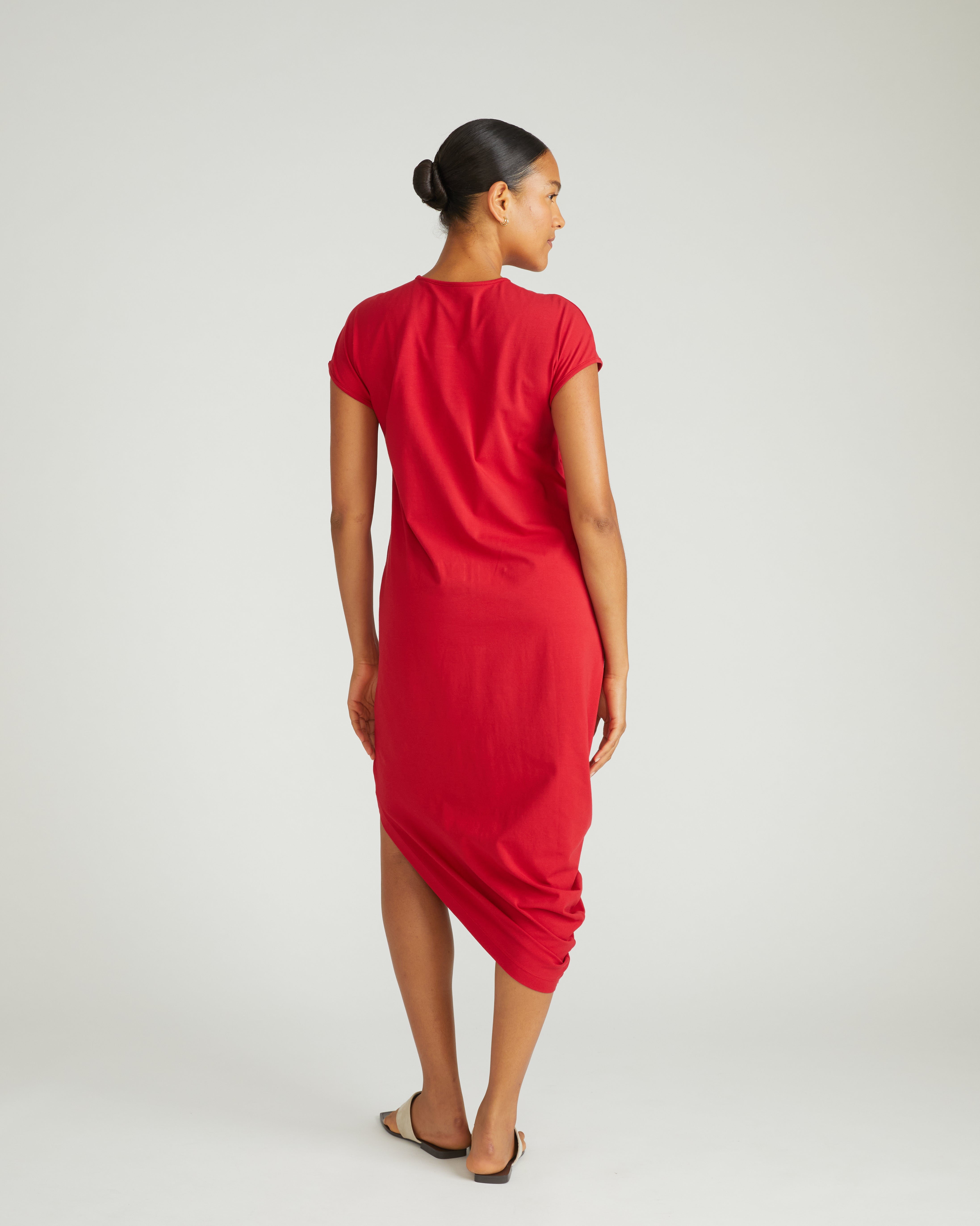 Iconic Geneva Dress - Ruby Red