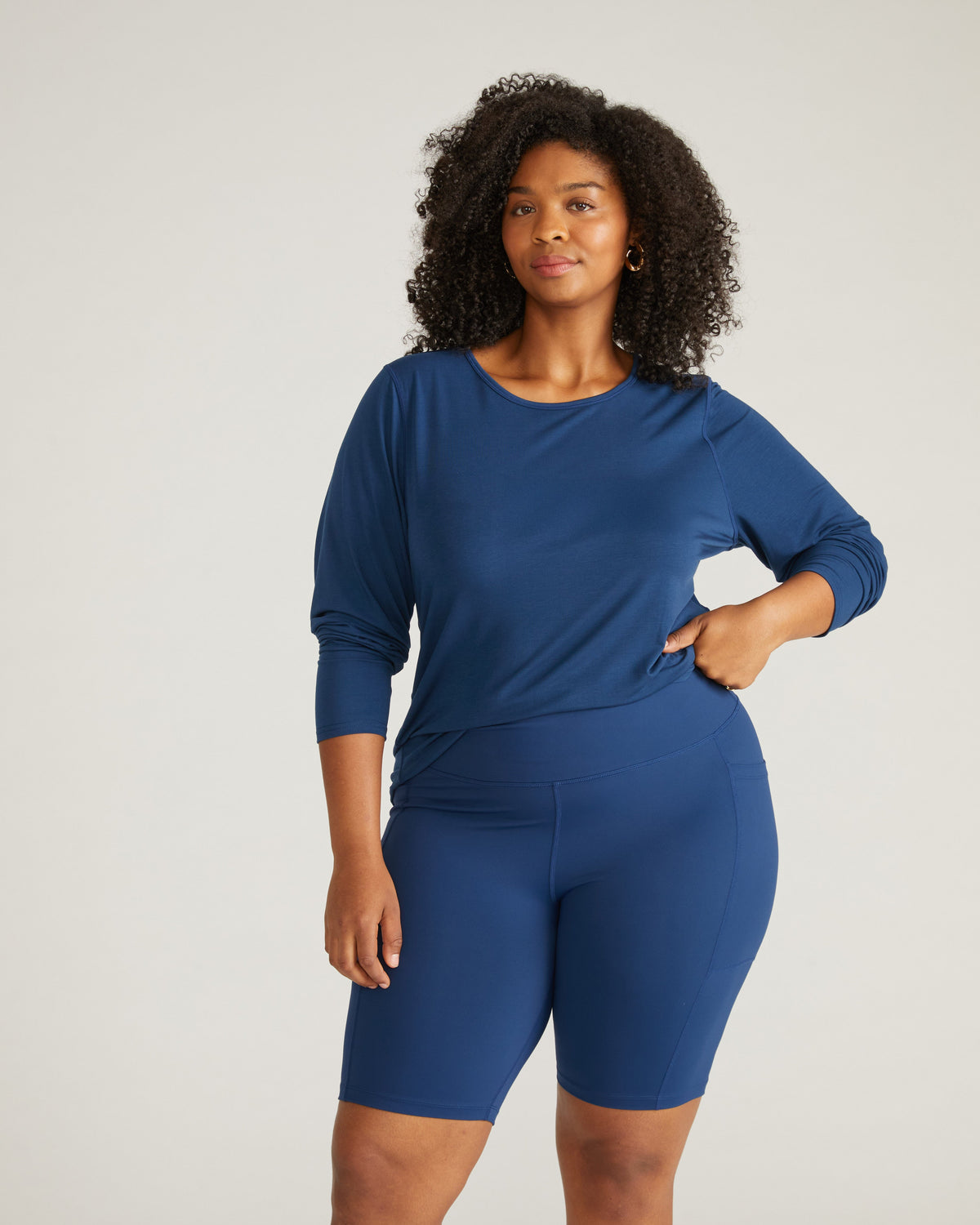 Next-to-Naked Bike Shorts - Pageant Blue