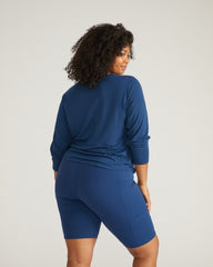 Next-to-Naked Bike Shorts - Pageant Blue