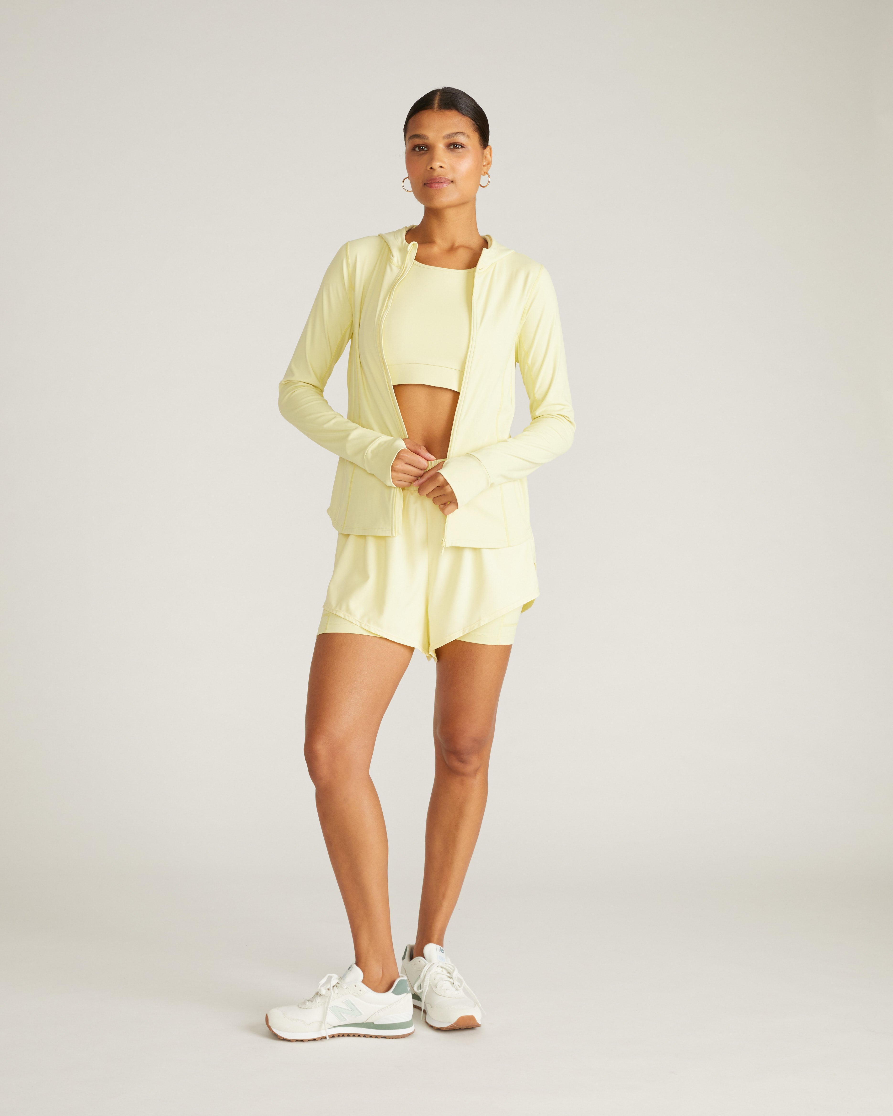 Next-to-Naked Hooded Zip Jacket - Reed