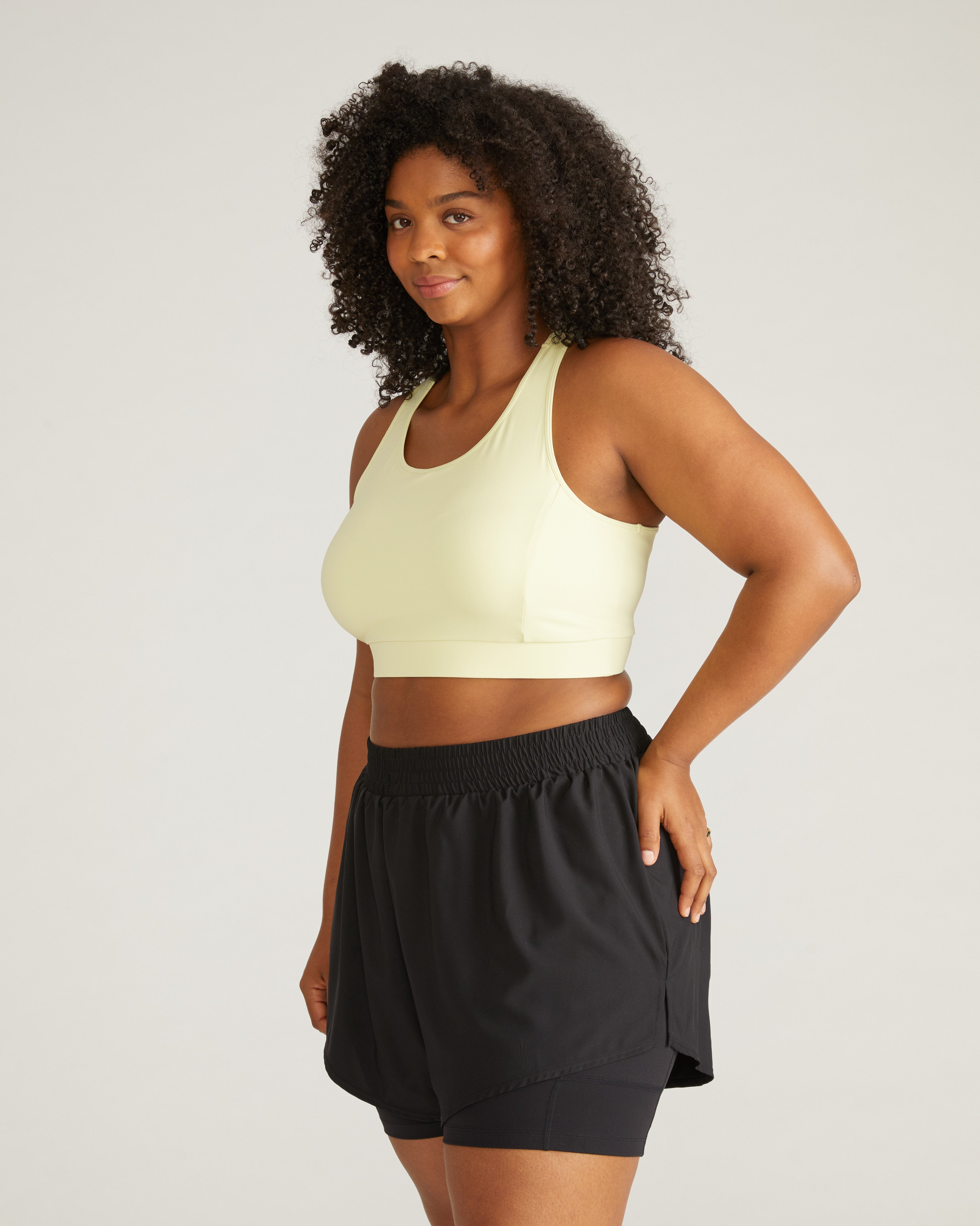 Next-to-Naked Racerback Sports Bra - Reed