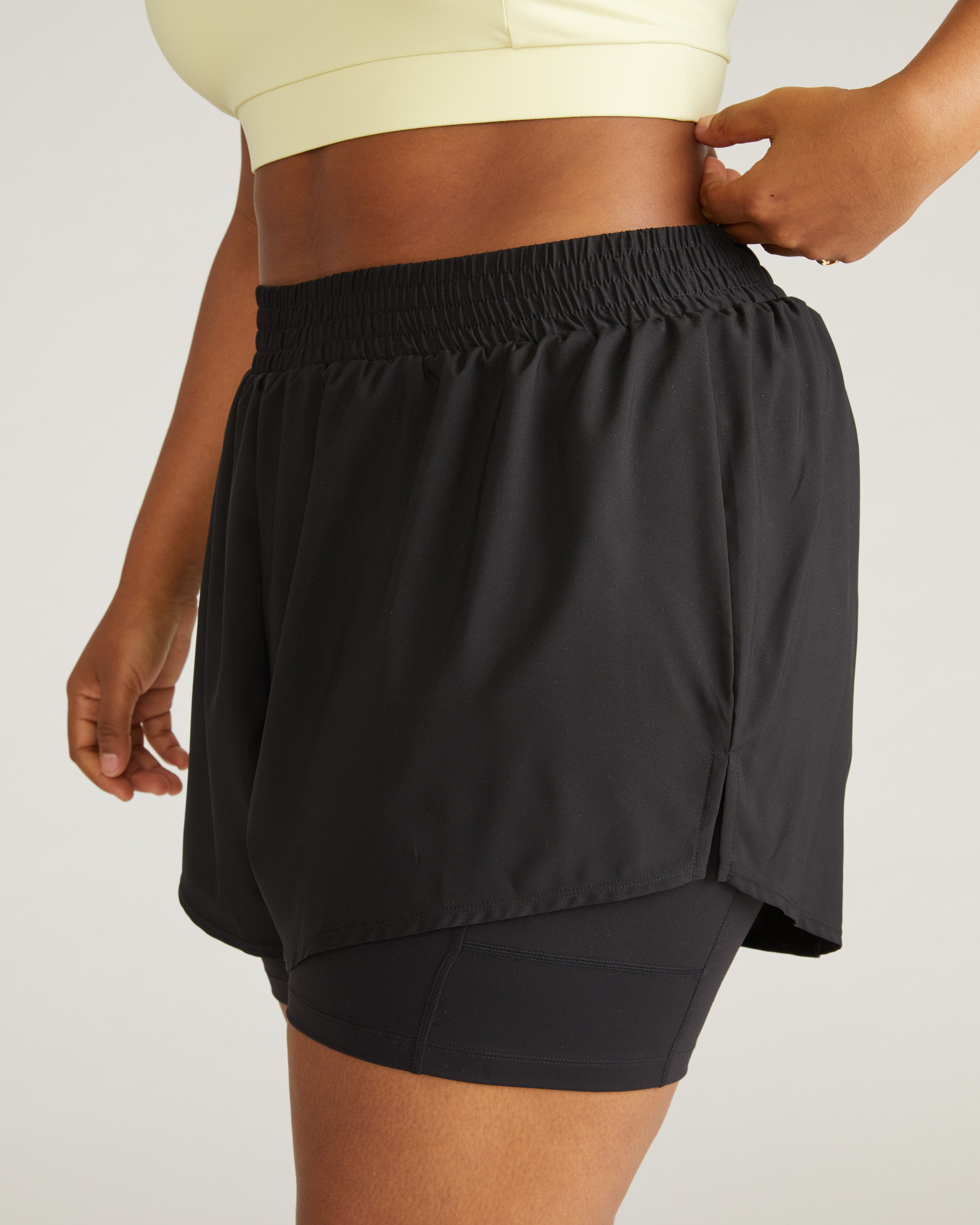 Rebel Active Shorts - Black