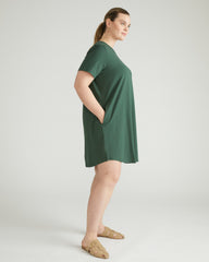 Halie T-Shirt Dress - Conifer