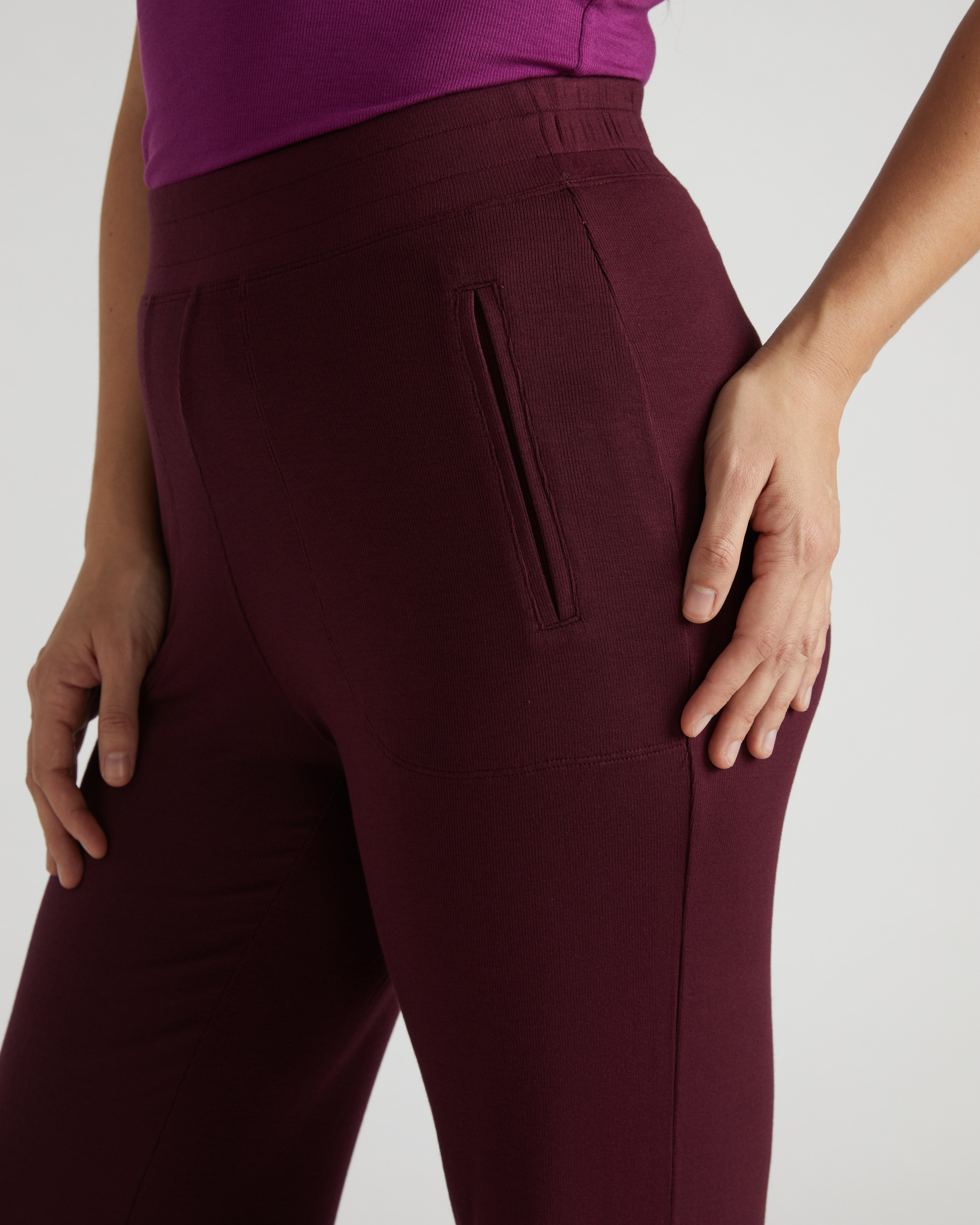 Foundation Mola Pant - Black Cherry