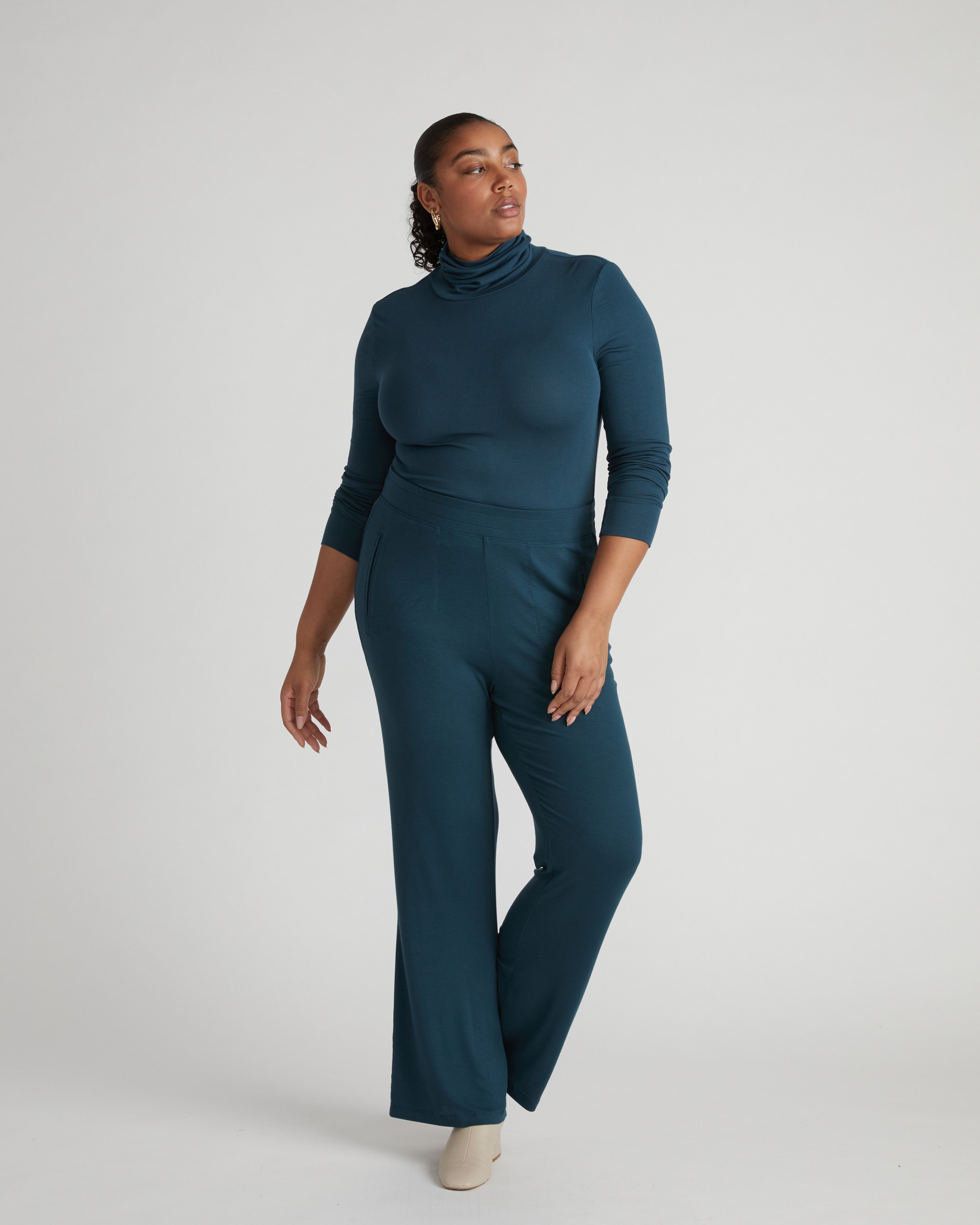 Foundation Turtleneck - Deep Sea