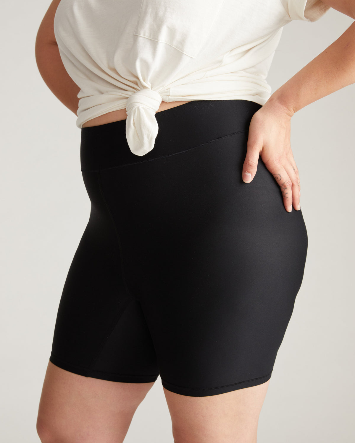 Barely-There Slip Shorts - Black