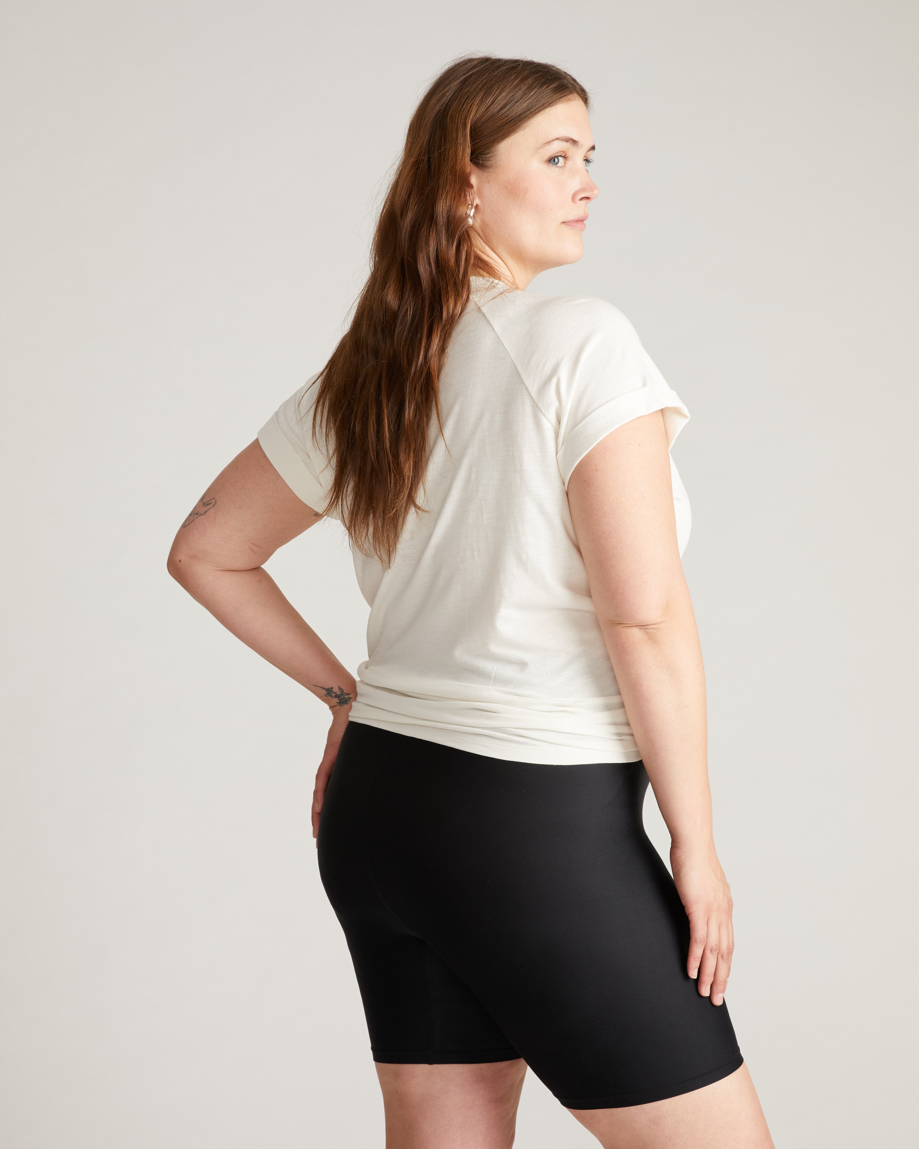 Barely-There Slip Shorts - Black