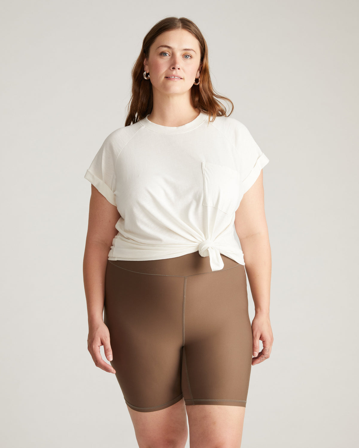 Barely-There Slip Shorts - Cocoa