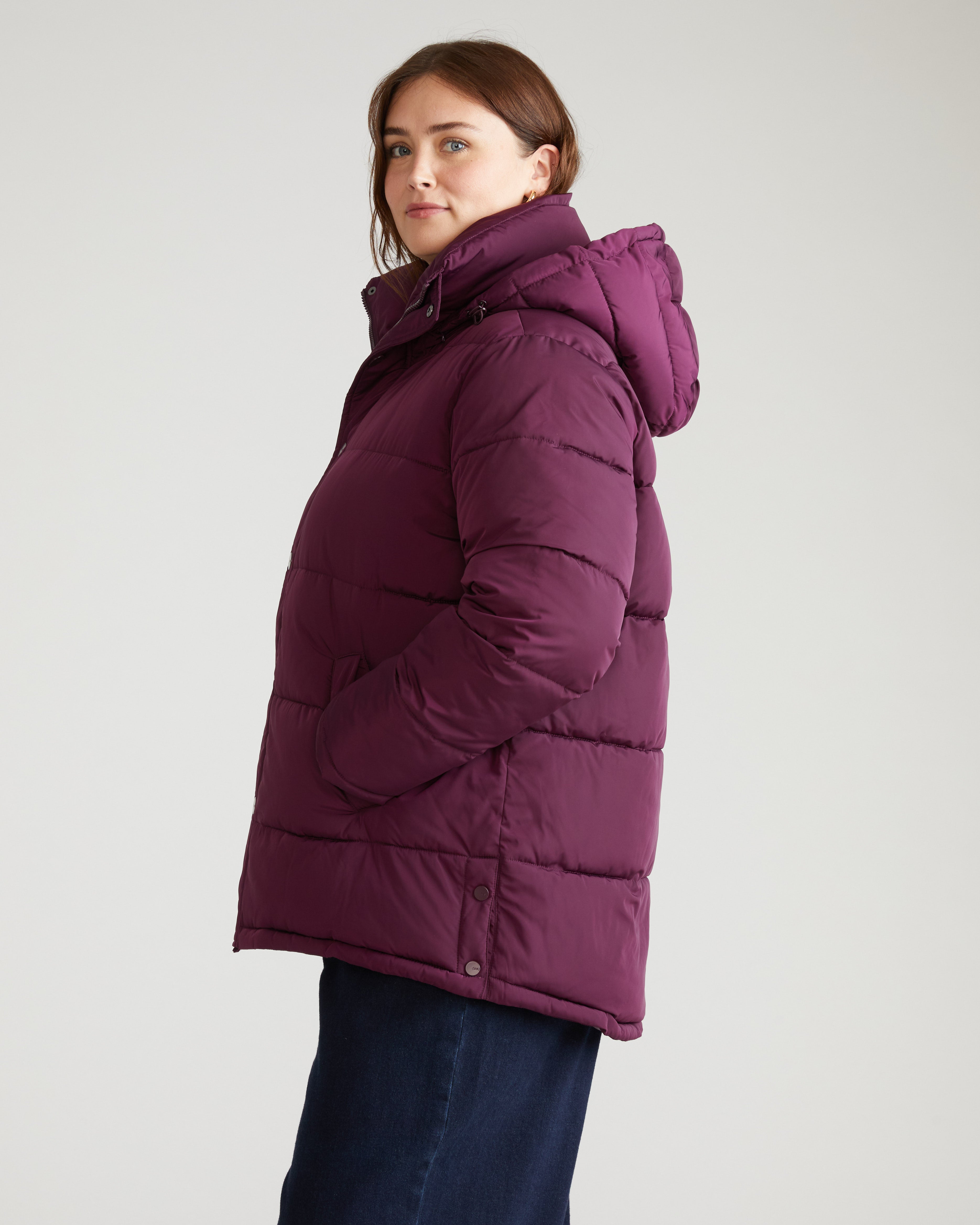 Rainier Short Hooded Puffer - Gamay