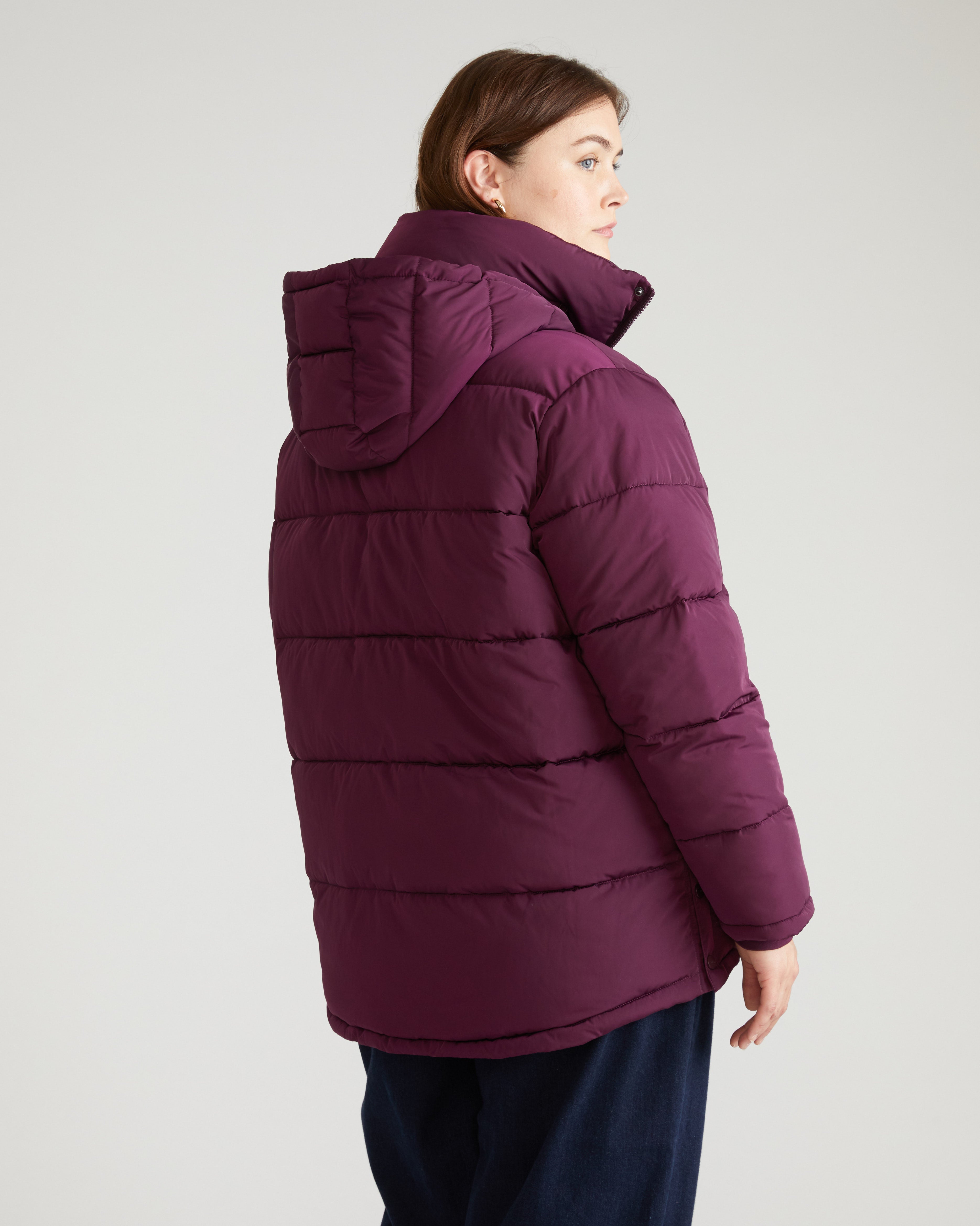Rainier Short Hooded Puffer - Gamay