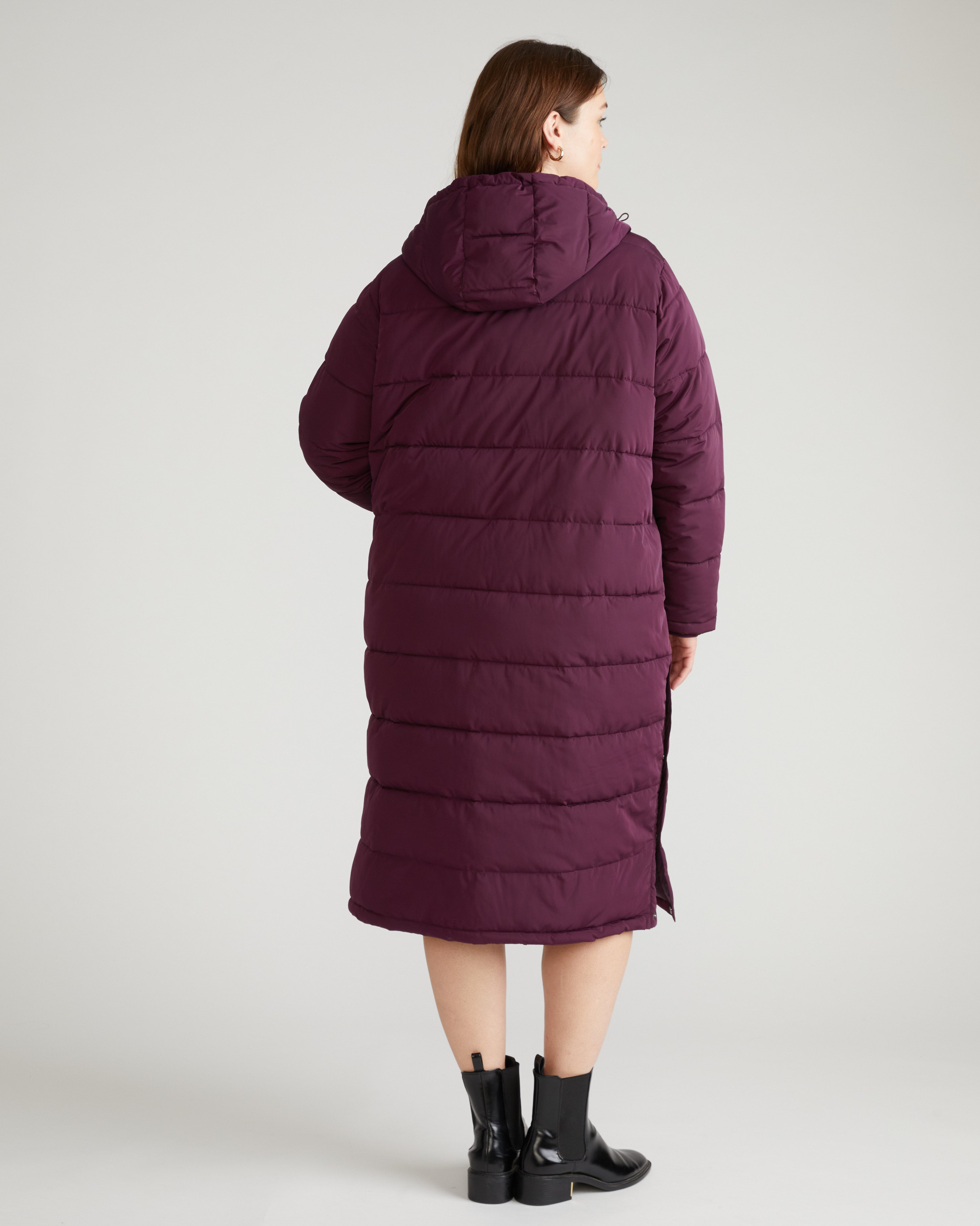 Everest Long Hooded Puffer 2 - Gamay