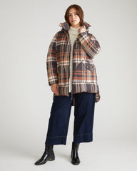 Matterhorn Mid Hooded Puffer - Brindle Chai