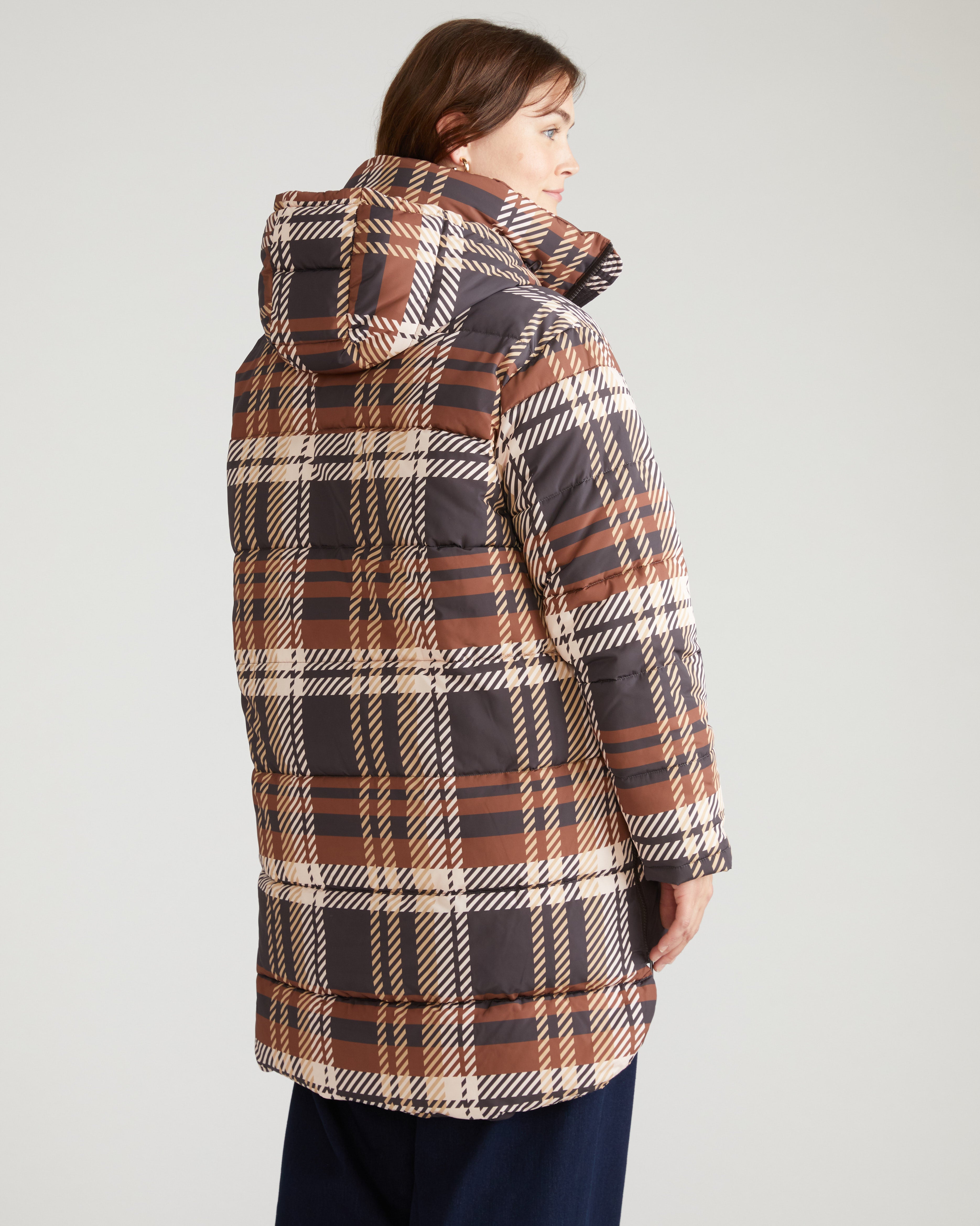Matterhorn Mid Hooded Puffer - Brindle Chai