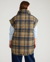 Paparazzi Puffer Vest - Scottish Breakfast Plaid