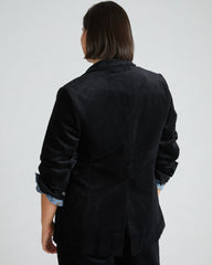 Davis Corduroy Blazer - Black
