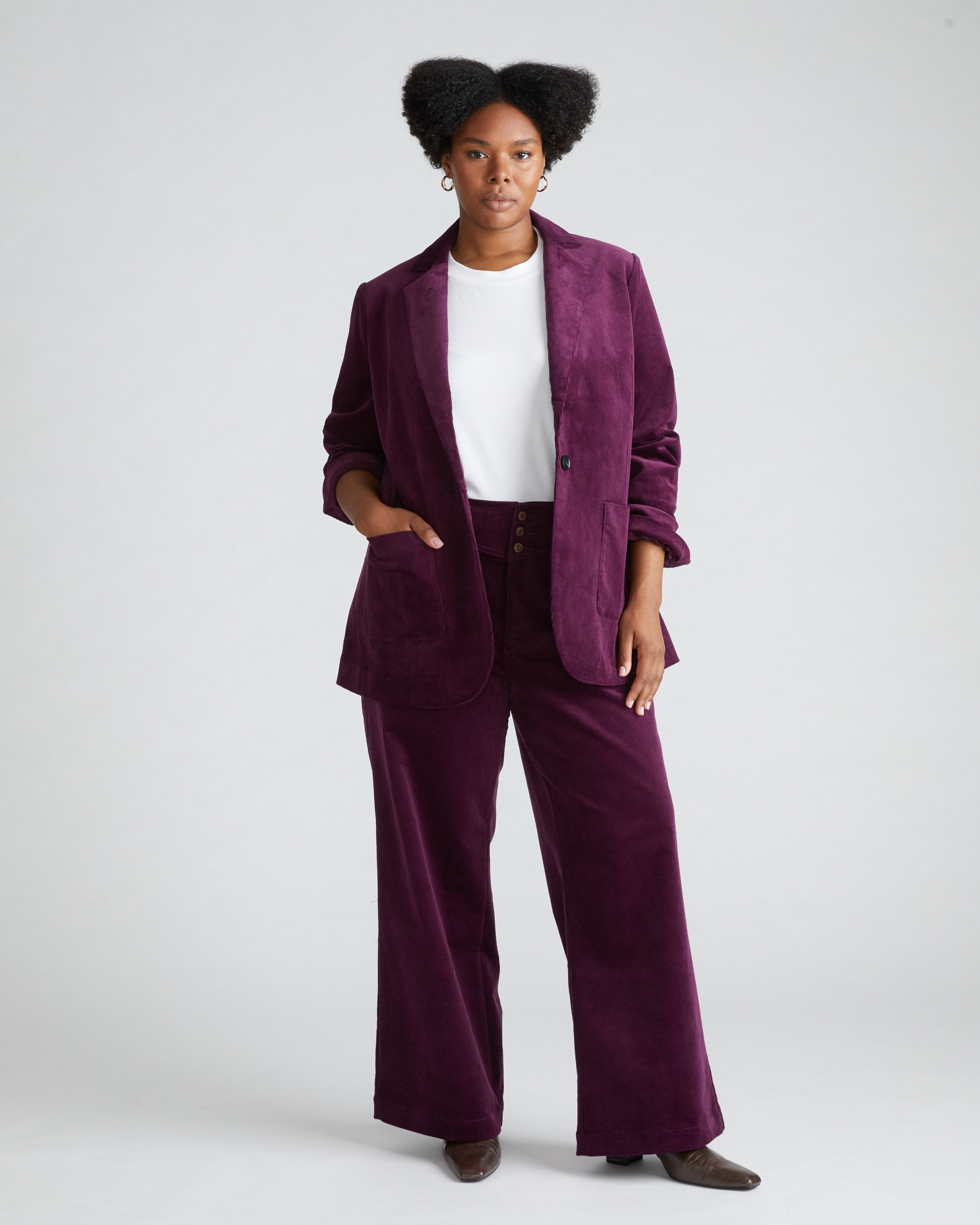 Davis Corduroy Blazer - Gamay