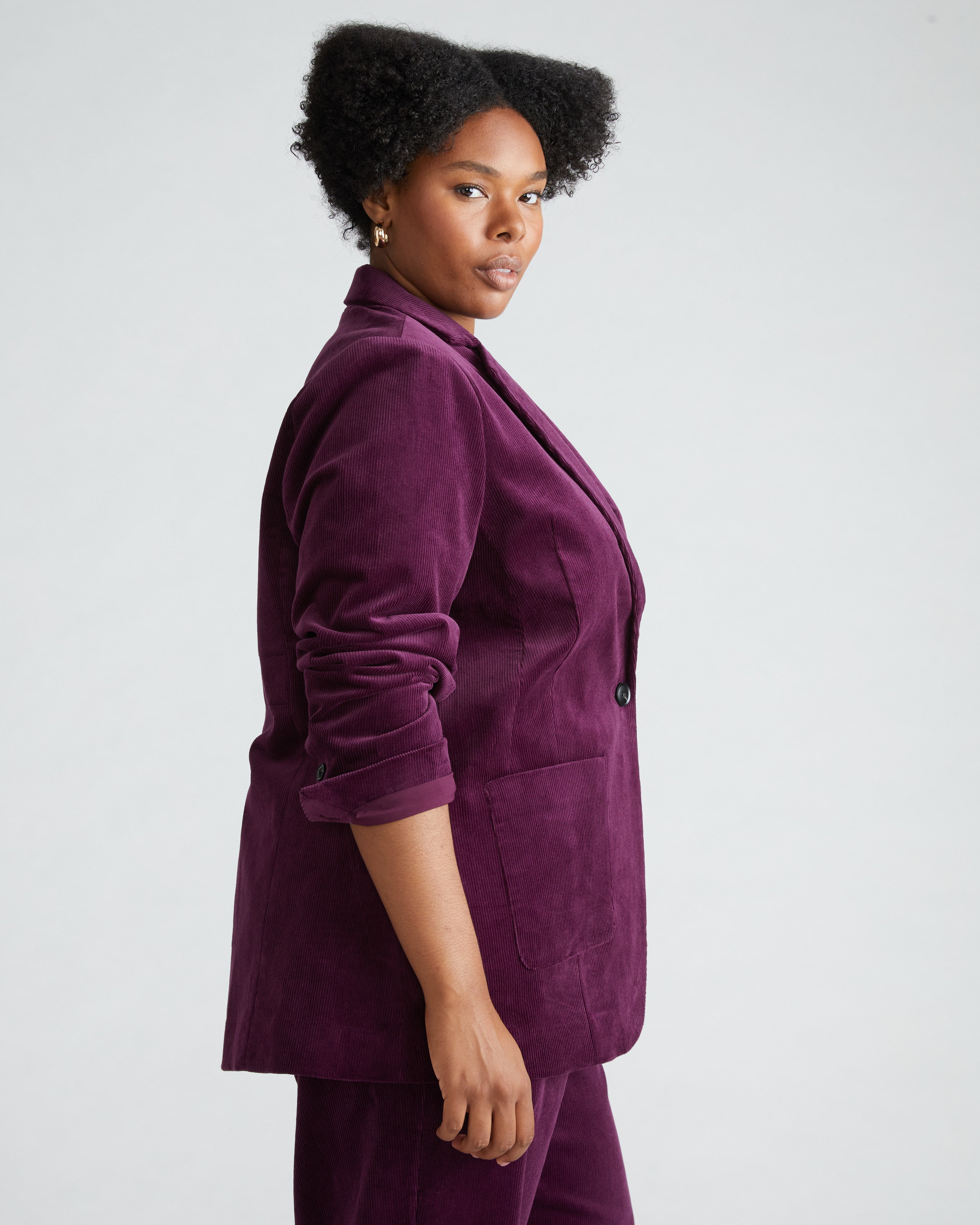 Davis Corduroy Blazer - Gamay