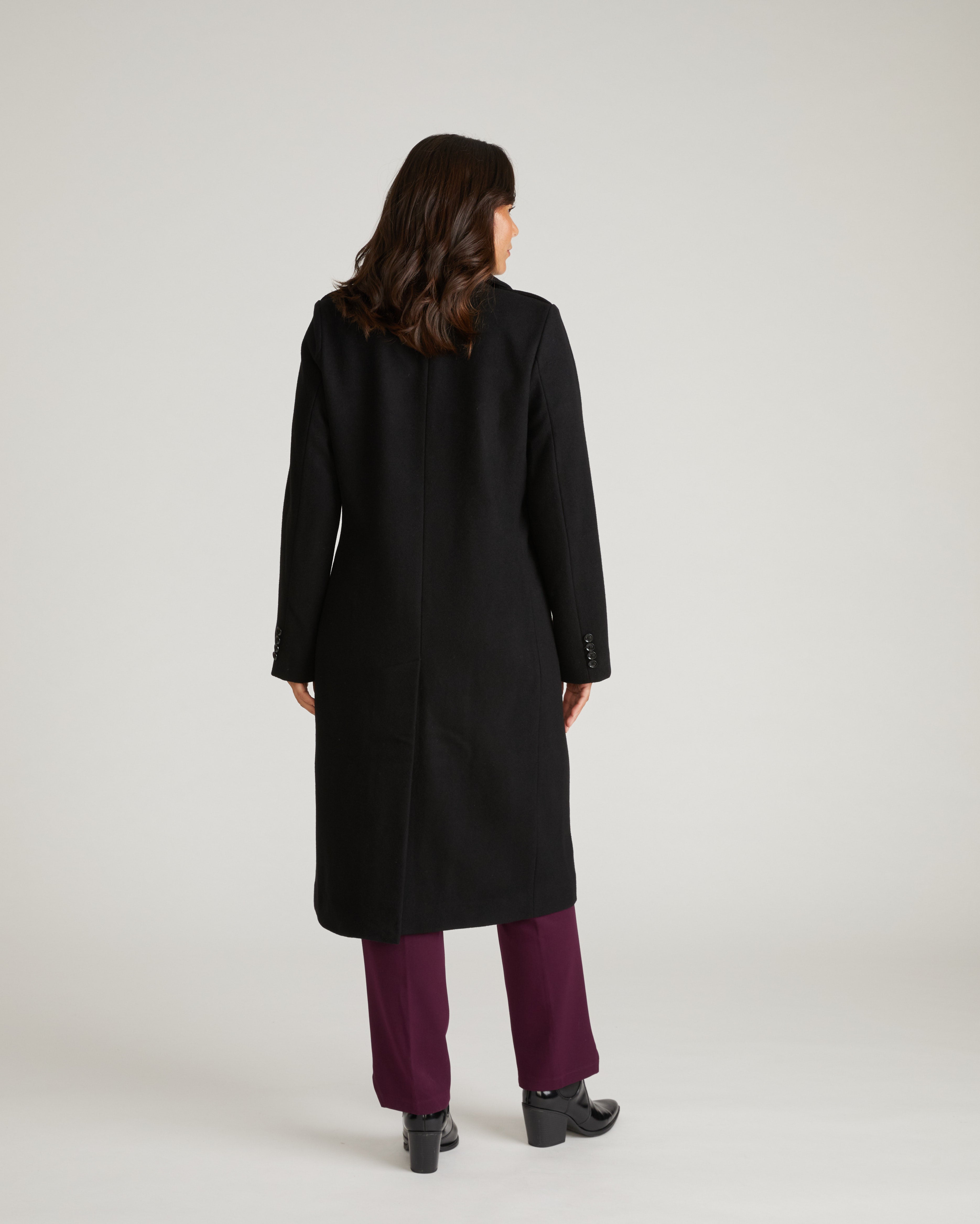 Callaghan Wool Coat - Black