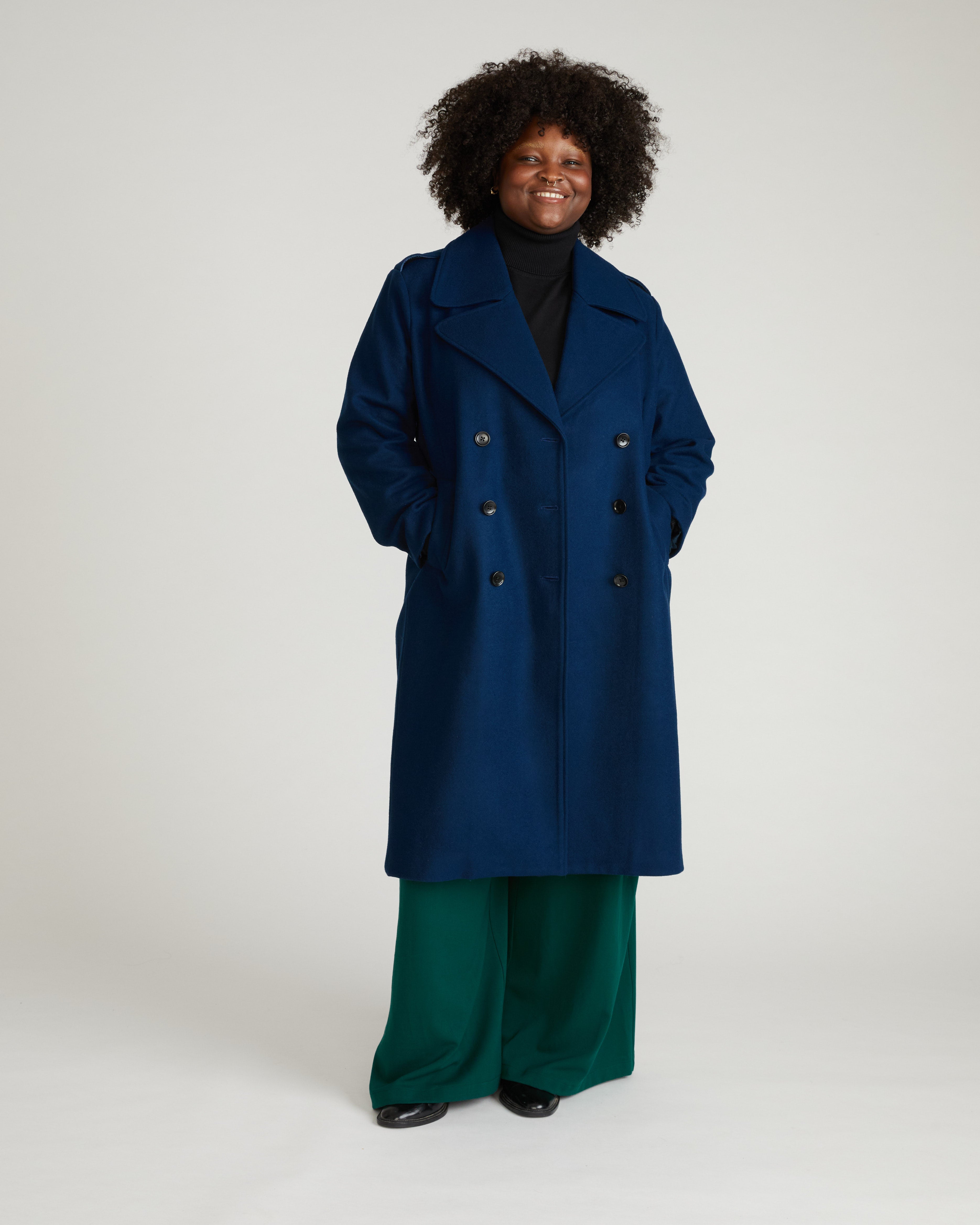 Callaghan Wool Coat - Pageant Blue