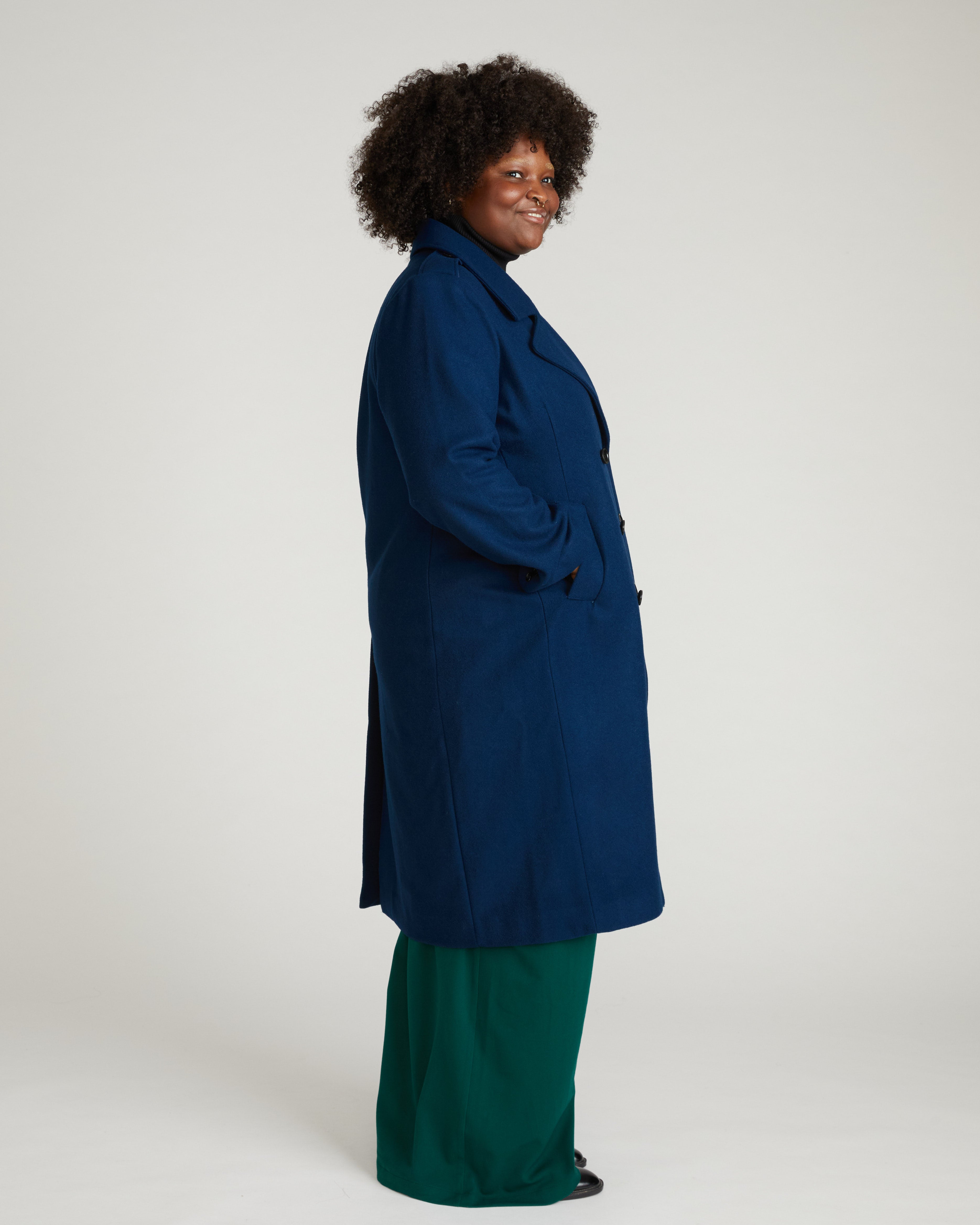 Callaghan Wool Coat - Pageant Blue