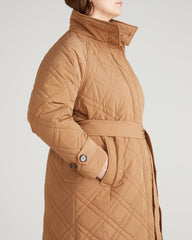 Nehra Quilted Coat - Classic Camel