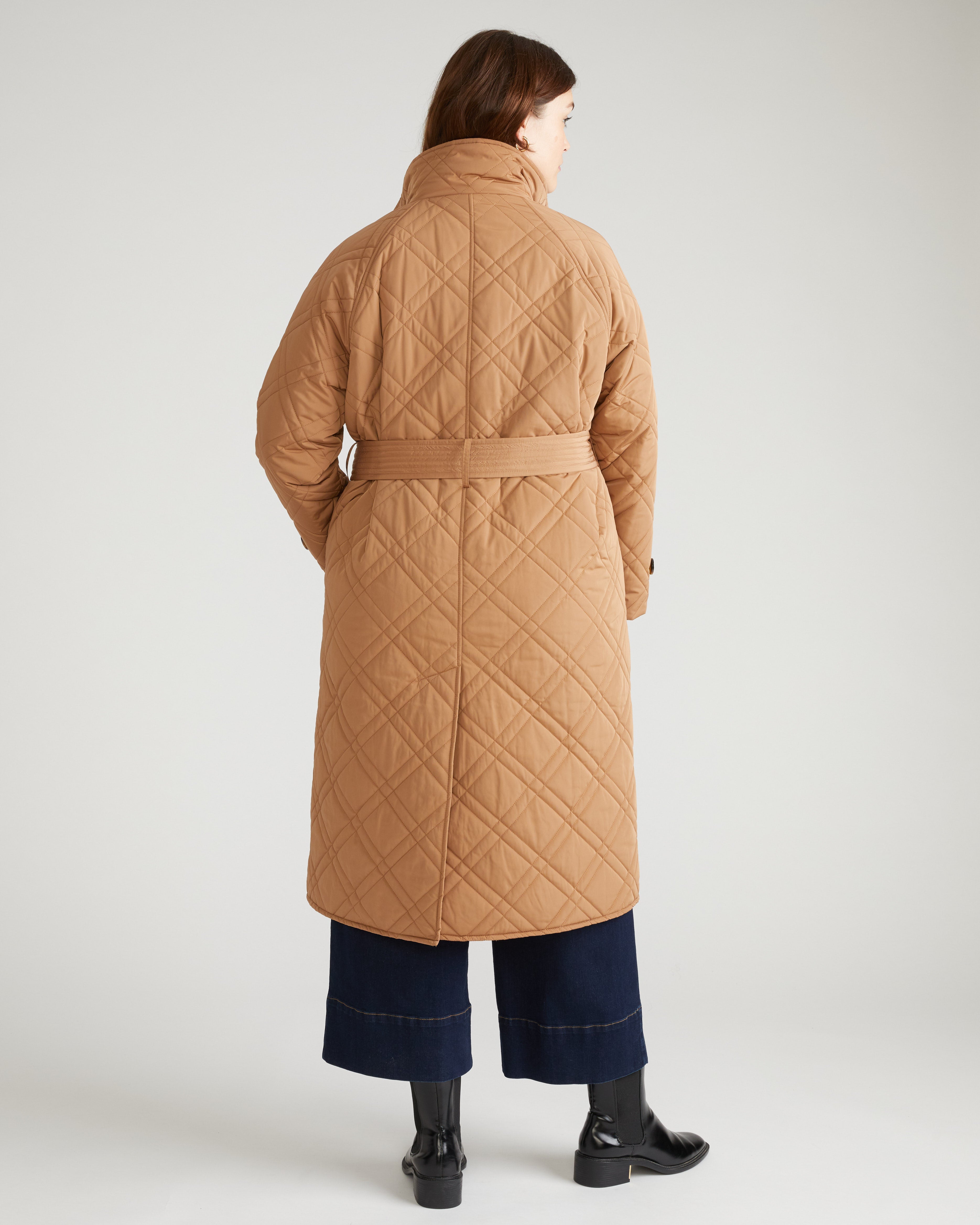Nehra Quilted Coat - Classic Camel